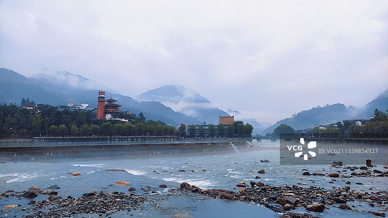 烟云水磨图片素材