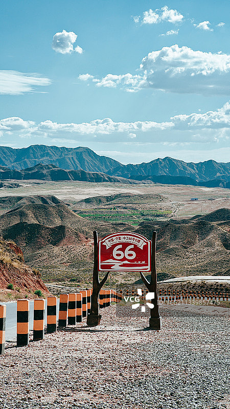 宁夏中卫66号公路图片素材