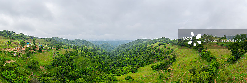 陕西关山草原图片素材