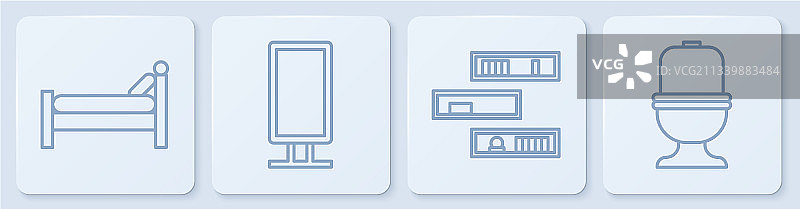 床书架全身镜图片素材