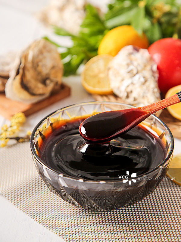 碗里的蚝油图片素材