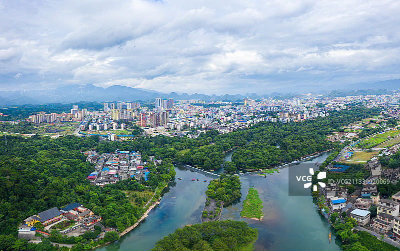 广西桂林兴安县灵渠图片素材