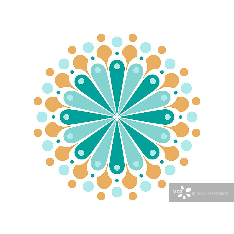 点画曼陀罗土著风格图片素材