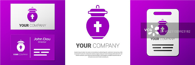 骨灰瓮图标标志图片素材