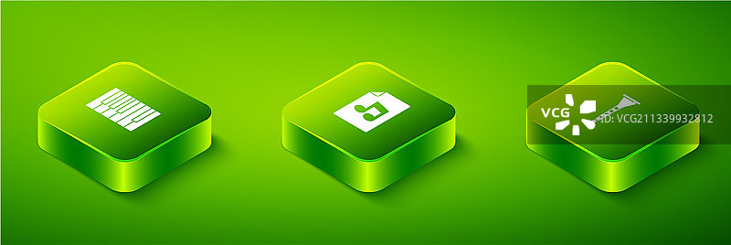 2.5D等距音乐书与音符单簧管图片素材