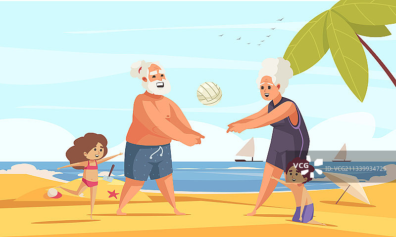 老年人户外活动图片素材