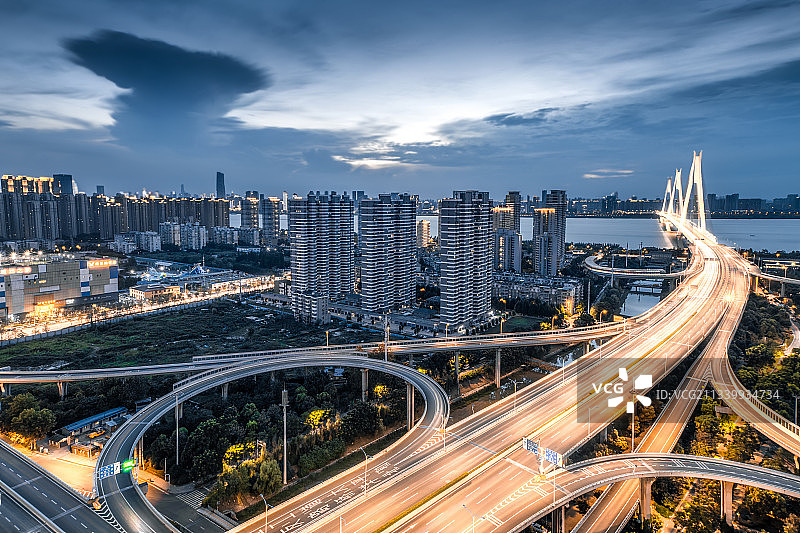 二七长江大桥.图片素材