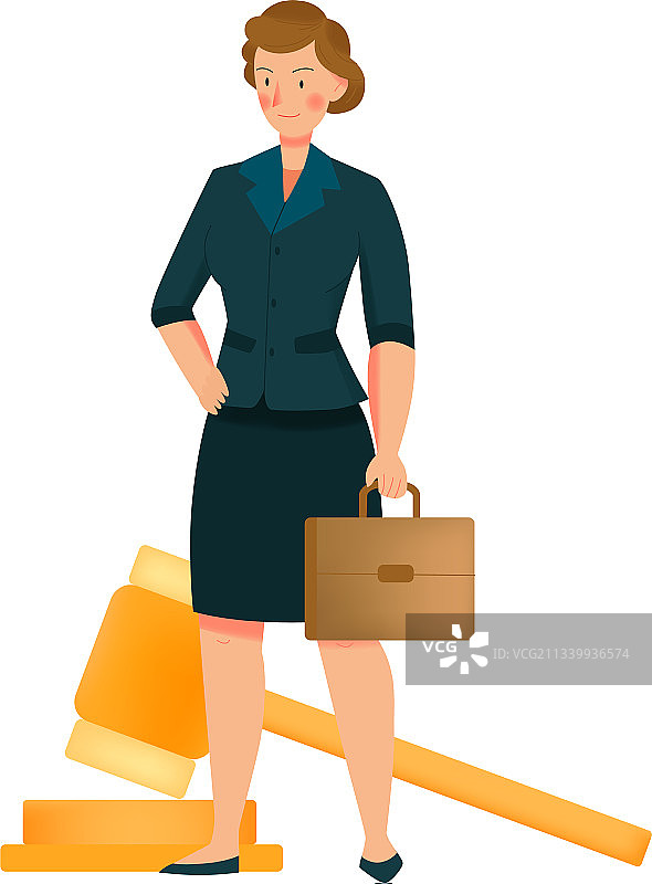 女法官图标图片素材