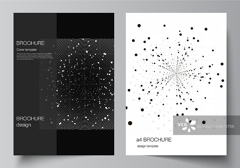 A4封面设计模板图片素材