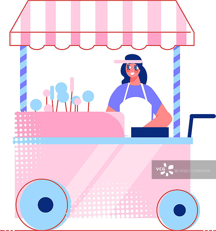 冰淇淋摊位图片素材