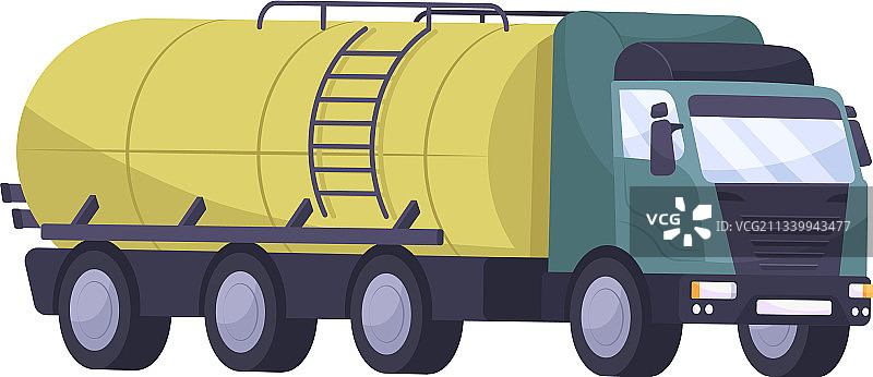 油罐车组合图片素材