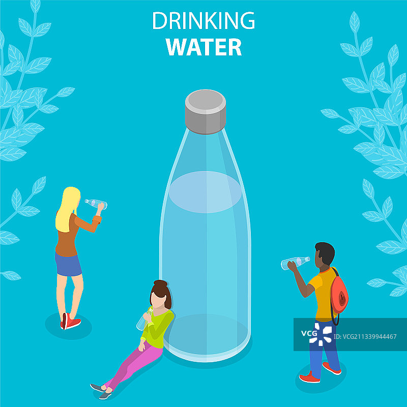 三维等距平面概念图片素材