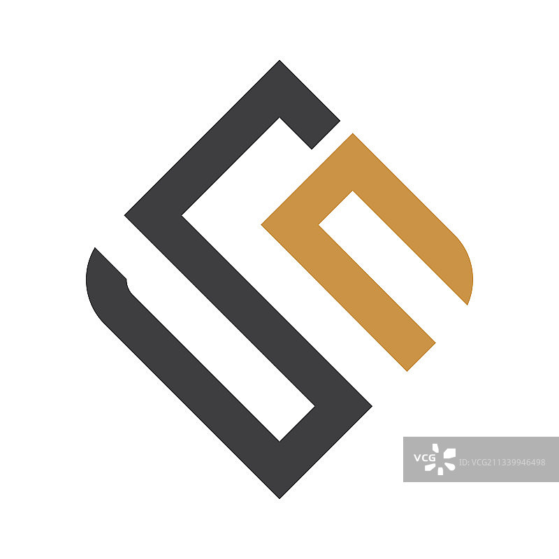 字母组合图标标志SN NS图片素材