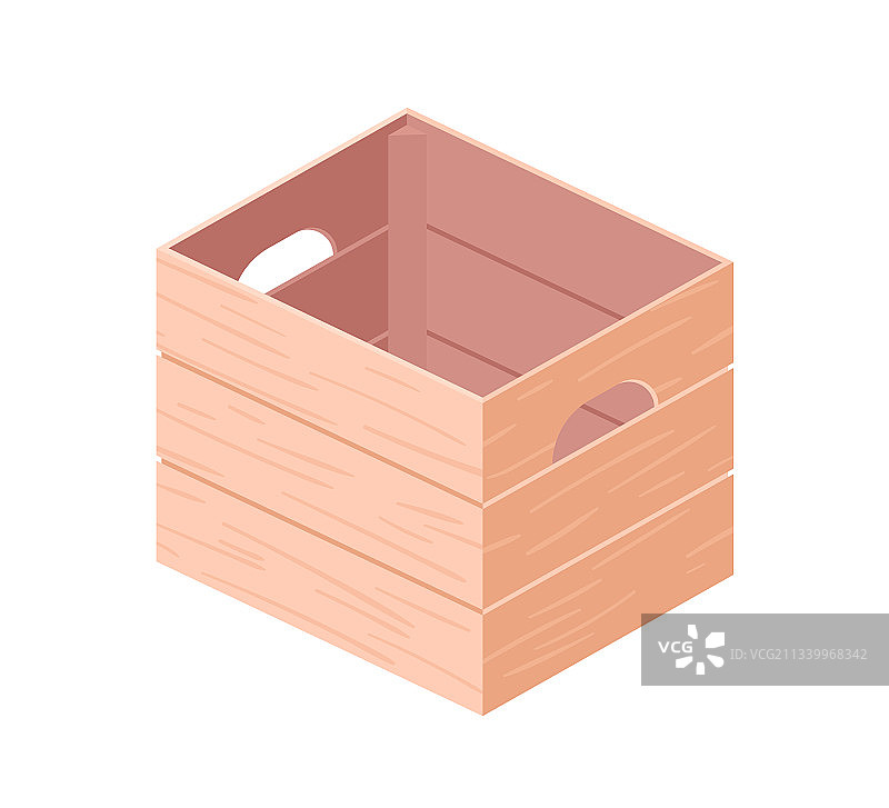 带把手的空木箱打开的木箱图片素材