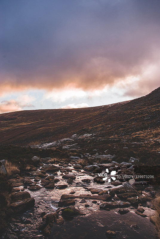 威克洛日落风景图片素材