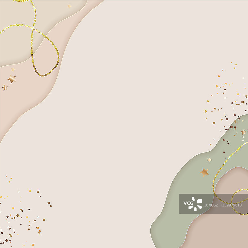 抽象蓝白色剪纸背景图片素材