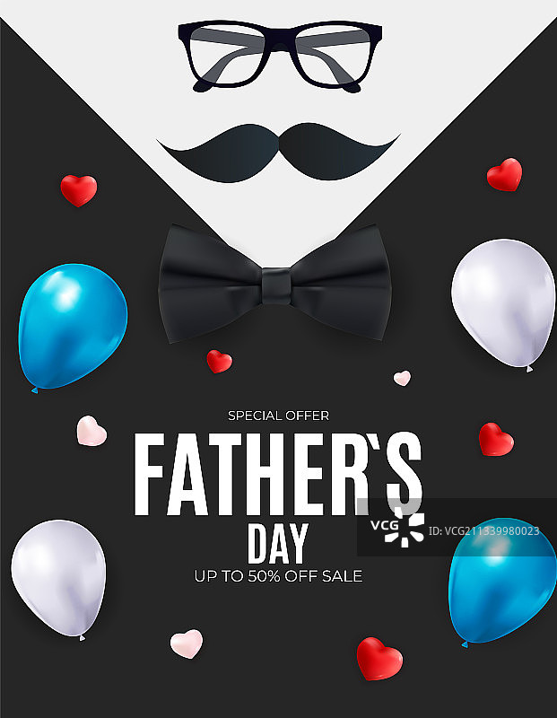 父亲节促销背景海报宣传单图片素材