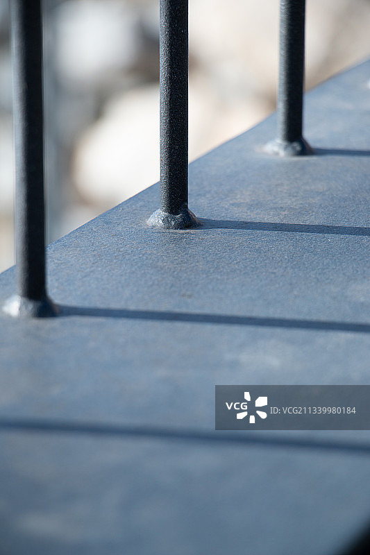 金属围栏特写，瑞士图片素材