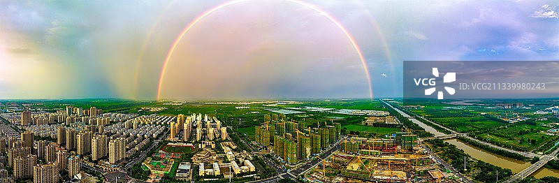 双桥彩虹图片素材