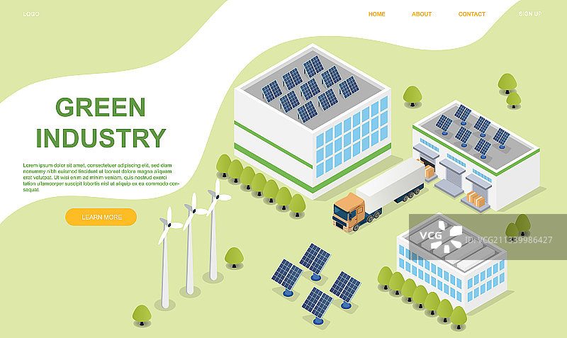 可再生能源智能电网技术图片素材