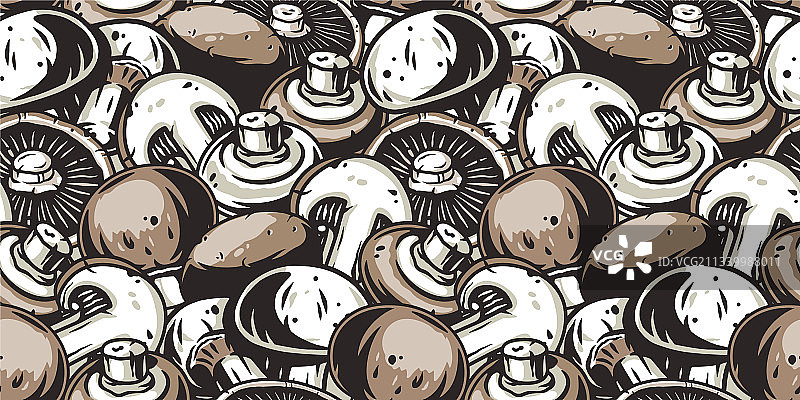 采摘蘑菇图片素材