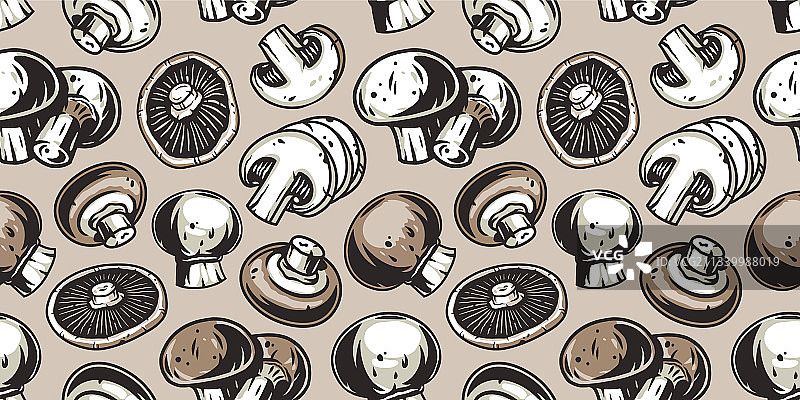 采摘蘑菇图片素材