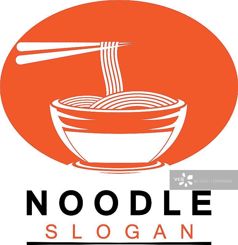 面条Logo图标插画设计图片素材