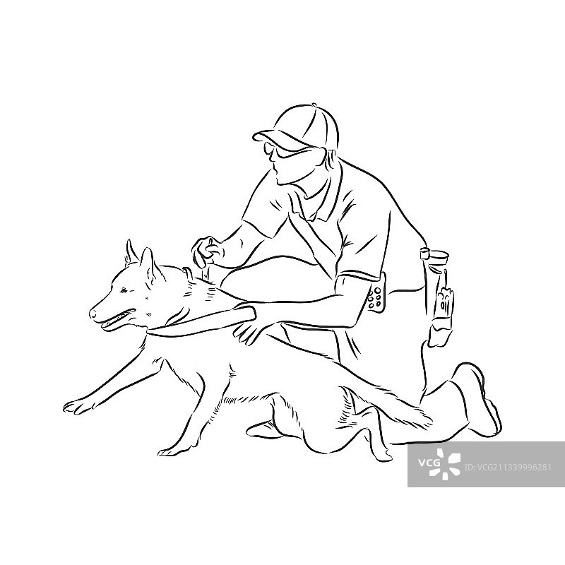 男人卡通人物发出指令图片素材