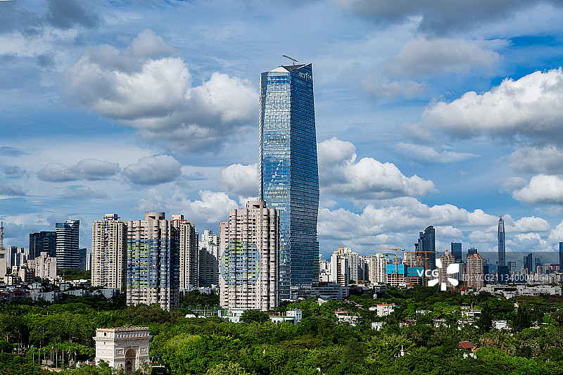 深圳华侨城大厦总部图片素材
