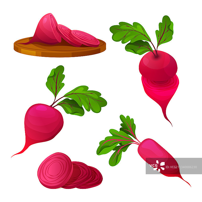 甜菜根蔬菜元素图片素材