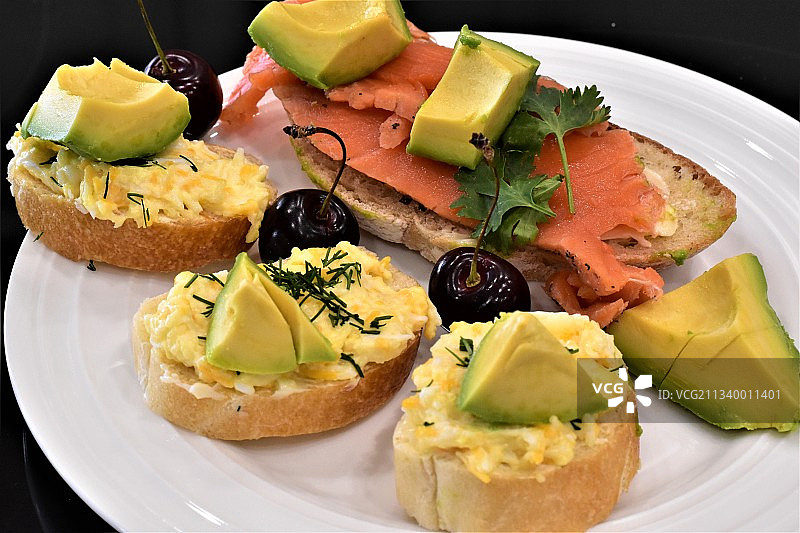 科罗拉多州丹佛市的早餐特写图片素材