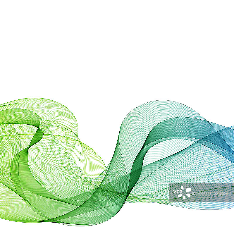 明亮多彩的抽象波浪图片素材