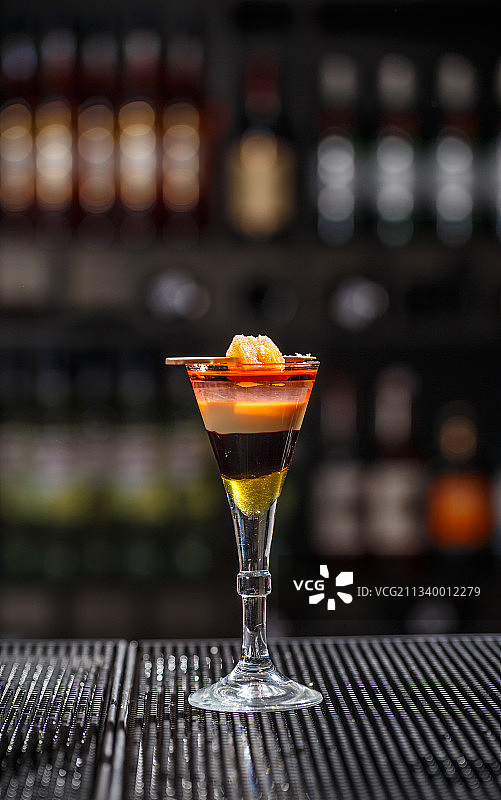 桌子上饮料的特写图片素材