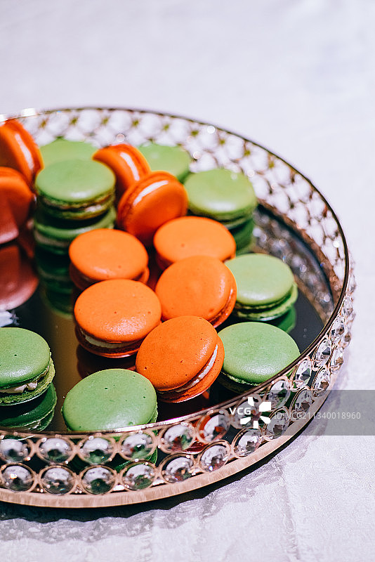 精致下午茶马卡龙图片素材