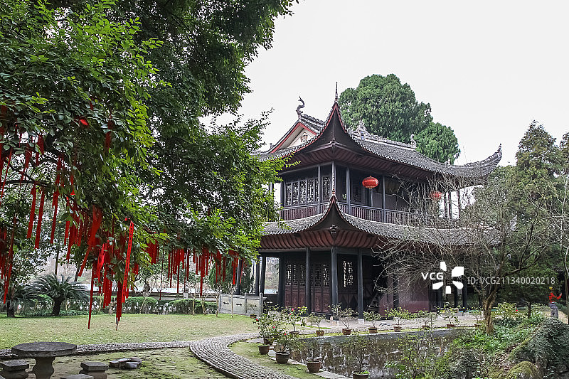 中国湖南省怀化洪江黔阳古城，芙蓉楼，风景，图片素材