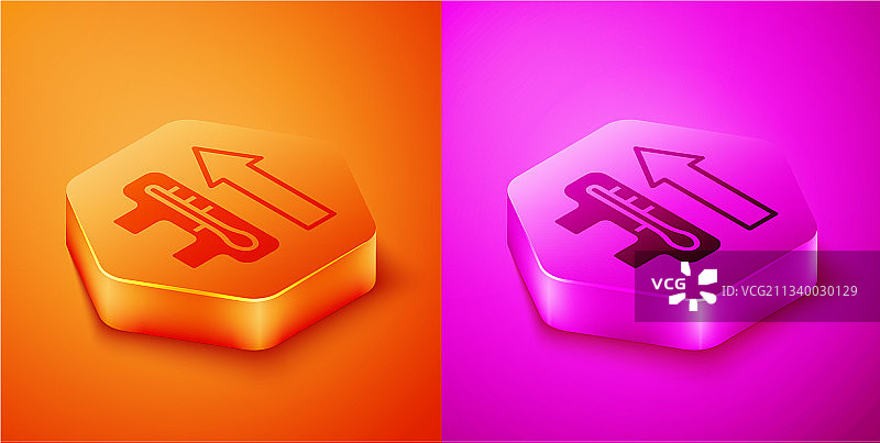 2.5D地球融化，全球变暖图片素材