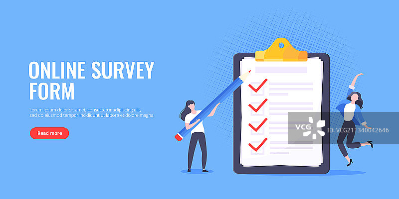 清单完成业务概念小人物图片素材