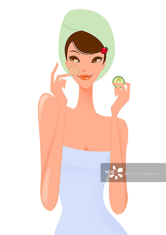 女性插画图片素材