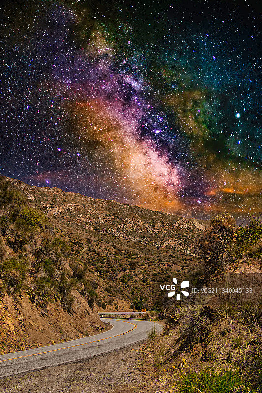 美国加州奥海夜景风光图片素材