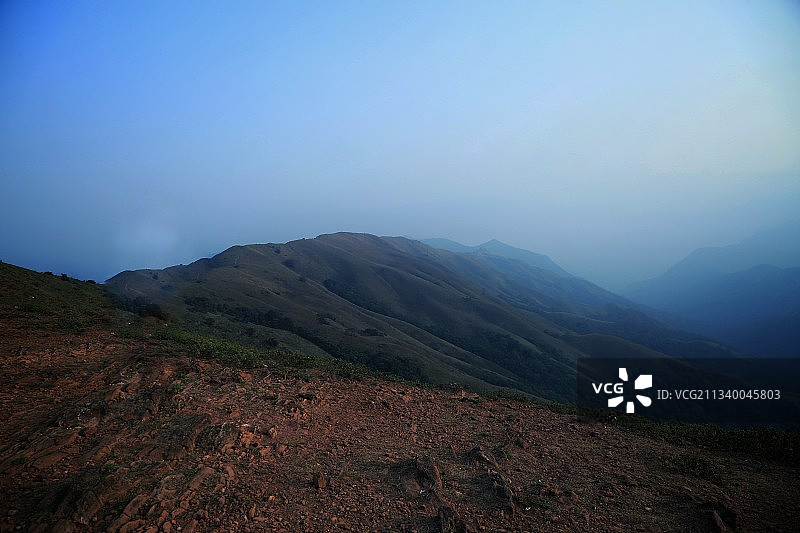 印度卡纳塔克邦奇克马加卢尔山区风光图片素材