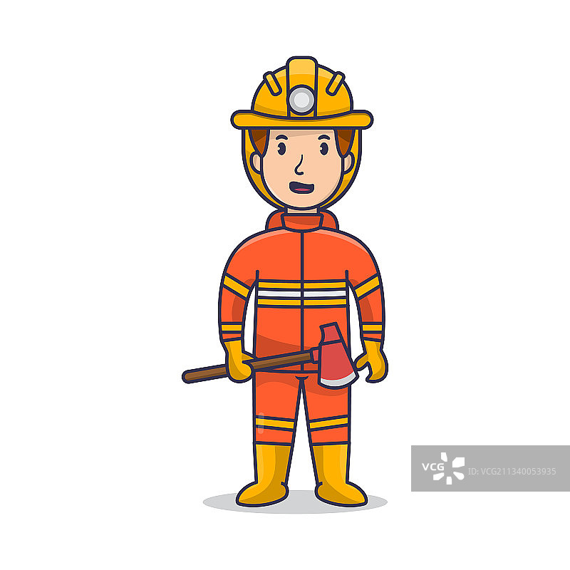 卡通消防员人物图片素材