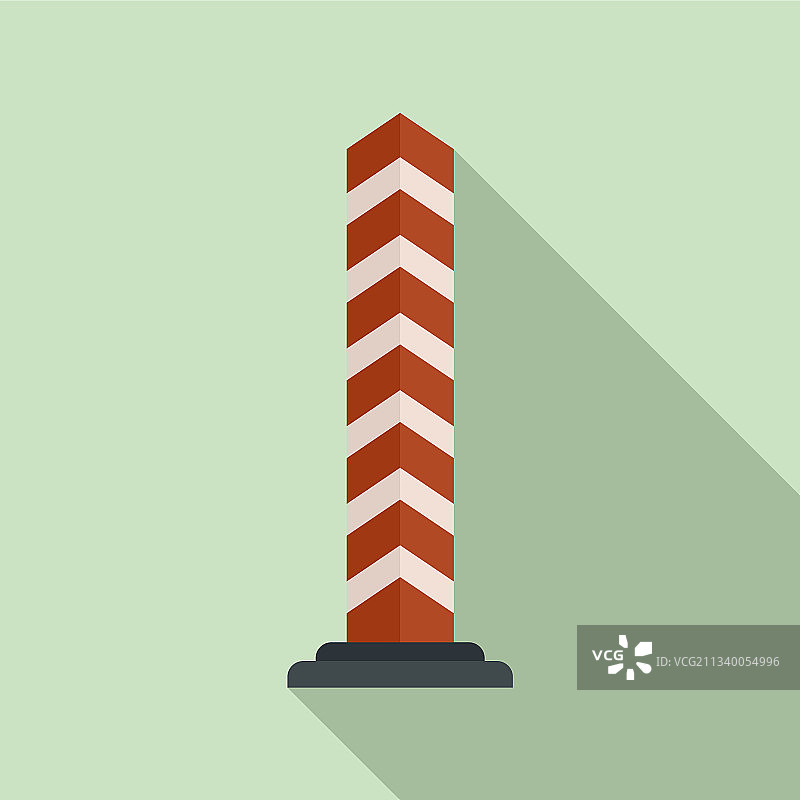 扁平风格的边框柱子图标图片素材