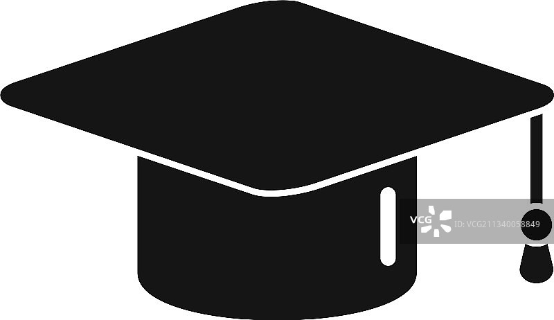 驾校毕业帽简约图标图片素材