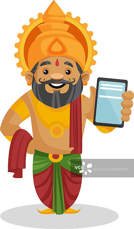 达沙拉塔国王卡通人物图片素材