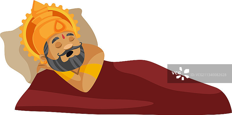 达沙拉塔国王卡通人物图片素材
