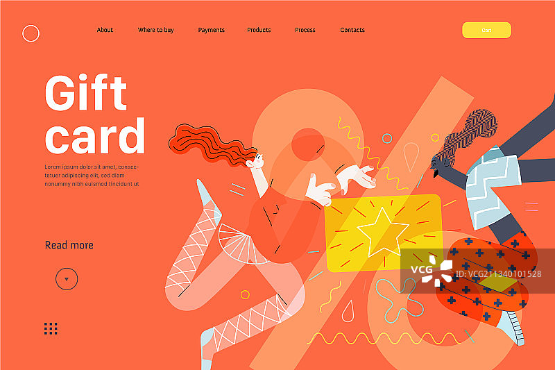 折扣促销网页模板图片素材