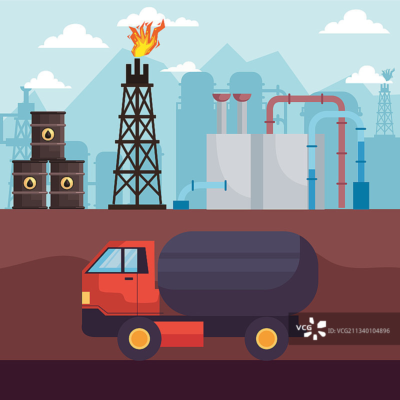 水力压裂工业用油图片素材