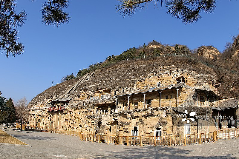 甘肃庆阳北石窟图片素材