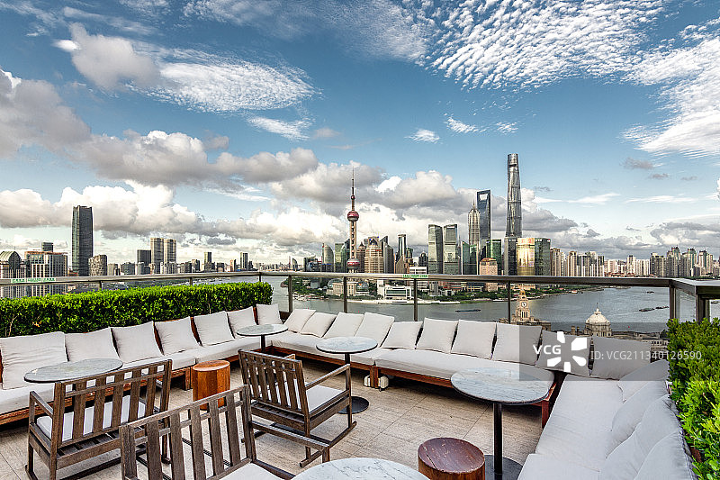 上海顶层酒吧风光图片素材