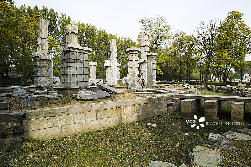 2011-10-28中国,北京市，圆明园景区图片素材